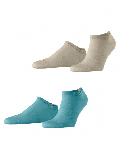 Носки мужские Men socks Burlington Everyday 2-Pack sneaker  (Размер: 40-46; Состав: хлопок 72%; полиамид 25%; эластан 3%; Цвет: голубой 6852;)