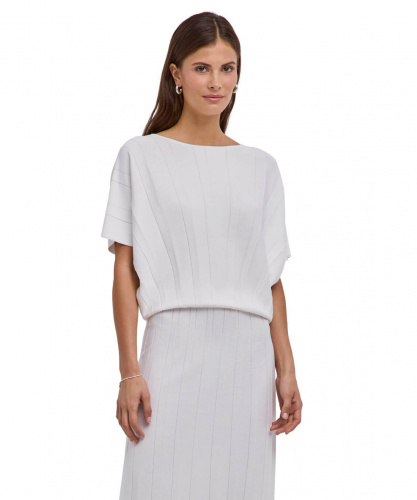 Джемпер женский Plissee Cropped Shirt (Размер: M/L; Состав: вискоза 65%; полиамид 35%; Цвет: белый 2040;)