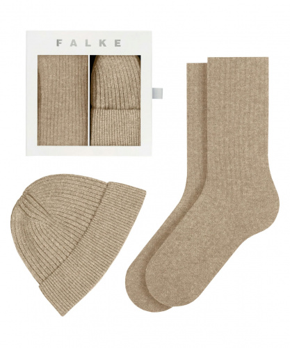 Набор женский носки+ шапка Giftset Fashion Women Boot socks (Размер: 39-42; Состав: шерсть 100%; Цвет: бежевый 4091;)