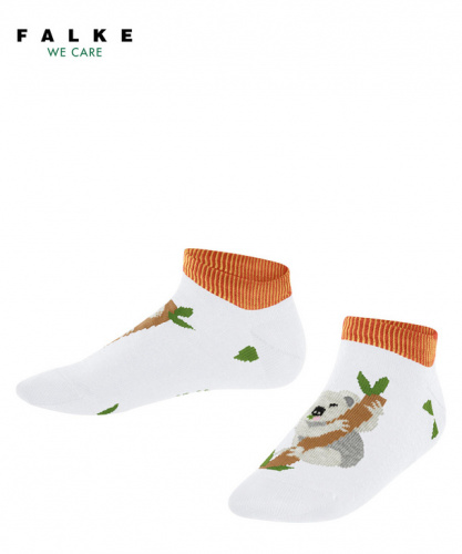Носки детские Koala Friends Kids Sneaker socks (Размер: 35-38; Состав: хлопок 74%; полиамид 25% эластан 1%; Цвет: белый 2000;)