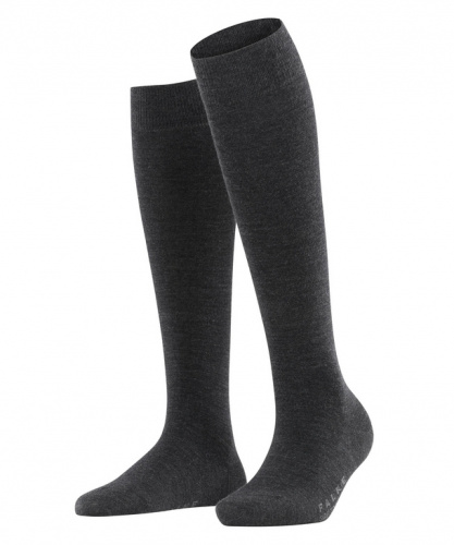 Гольфы женские Women's Knee socks Softmerino (Размер: 35-36; Состав: Шерсть 57%; хлопок 23%; полиамид 18%; эластан 2%; Цвет: темно-серый 3089;)