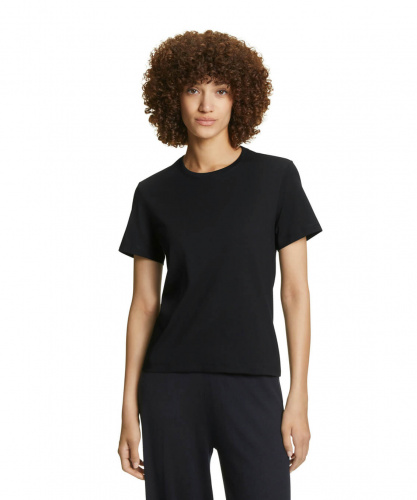 Футболка женская Women T-Shirt Round-neck (Размер: L ; Состав: хлопок 100%; Цвет: черный 3000;)