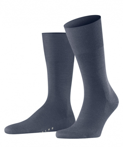 Носки мужские Men socks Airport FW25/26 (Размер: 39-40; Состав: шерсть 60%, хлопок 23%, полиамид15%, эластан 2%; Цвет: синий 6491;)