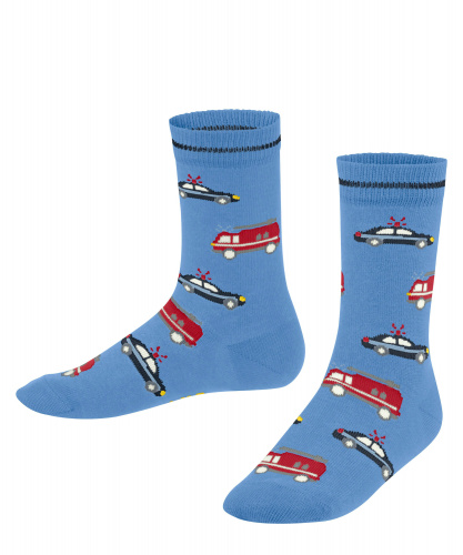 Носки детские Police and Fire Cars Kids Socks (Размер: 35-38; Состав: хлопок 75%; полиамид 24% эластан 1%; Цвет: синий 6545;)