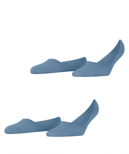 Подследники женские Women's footprints Burlington everyday 2-pack (Размер: 35-36; Состав: хлопок 74%; полиамид 23% эластан 3%; Цвет: голубой 6876;)