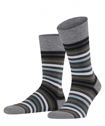 Носки мужские Tinted Stripe Men Socks  (Размер: 39-42; Состав: шерсть 46%; полиамид 28%; хлопок 26%; Цвет: темно-серый 3180;)