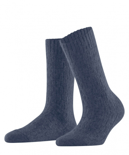 Носки женские Women's socks Brick Wall (Размер: 35-38; Состав: альпака 47%; шерсть 26%; полиамид 27%;; Цвет: синий 6527;)