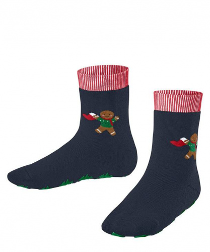 Носки детские  Kids Socks Gingerbread friends (Размер: 35-38; Состав: хлопок 80%; полиамид 19%; эластан 1%; Цвет: темно-синий 6116;)