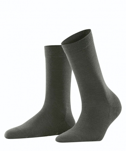 Носки женские Women's socks Softmerino (Размер: 35-36; Состав: Шерсть 57%; хлопок 23%; полиамид 18%; эластан 2%; Цвет: милитари 7826;)