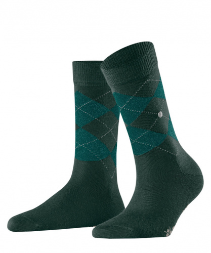 Носки женские Woman socks Burlington Lurex Marylebone  (Размер: 36-41; Состав: шерсть 59%, полиамид 33%, вискоза 7%, полиэстер 1%; Цвет: зеленый 7450;)