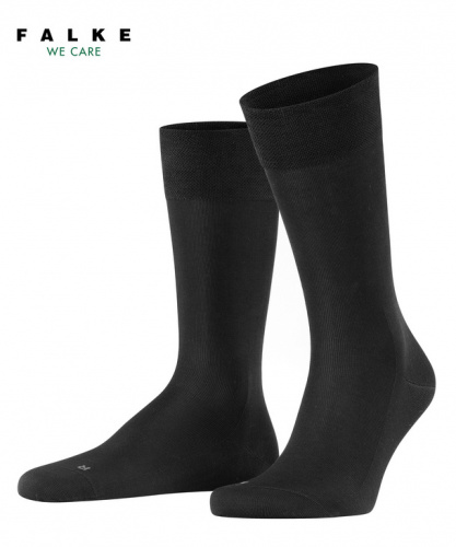 Носки мужские Men socks Sensitive Malaga (Размер: 39-42; Состав: хлопок 95%; полиамид 3%; эластан 2%; Цвет: черный 3000;)