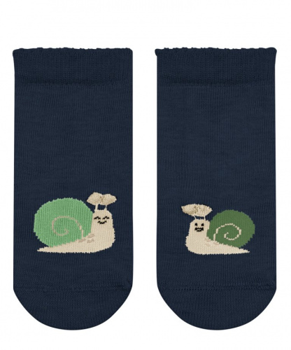 Носки детские Little Snails Babies Socks (Размер: 62-68; Состав: хлопок 71%; полиамид 27%;  эластан 2%; Цвет: темно-синий 6120;)