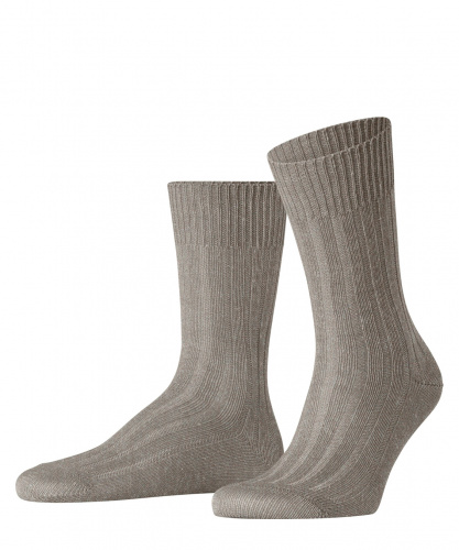 Носки мужские Bay Ribs Men Socks (Размер: 45-46; Состав: лен 57%; хлопок 28%; полиамид 15%; Цвет: бежевый 5024;)
