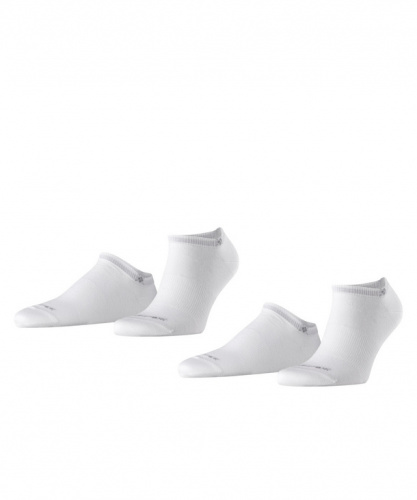 Носки мужские Men socks Burlington Everyday 2-Pack sneaker  (Размер: 40-46; Состав: Хлопок 72%; полиамид 25%; эластан 3%; Цвет: белый 2000;)