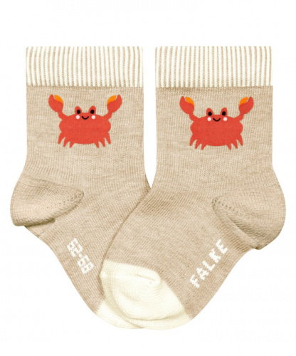 Носки детские Little Crab (Размер: 62-68; Состав:  хлопок 76%, полиамид 23%, эластан 1%; Цвет: бежевый 4650;) Носки детские Little Crab (Размер: 62-68; Состав:  хлопок 76%, полиамид 23%, эластан 1%; Цвет: бежевый 4650;)
