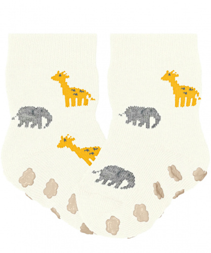 Носки детские Kids Socks Summer animals (Размер: 74-80; Состав: хлопок 84% полиамид 15%  эластан 1% ; Цвет: молочный 2040;)