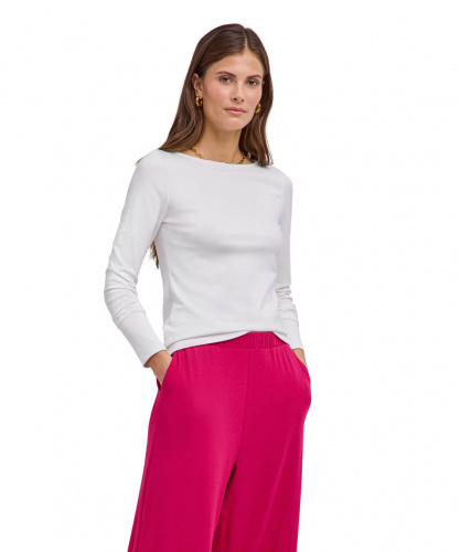 Джемпер женский Viscose Boat Neck (Размер: M; Состав: вискоза 93%; эластан 7%; Цвет: молочный 2040;)