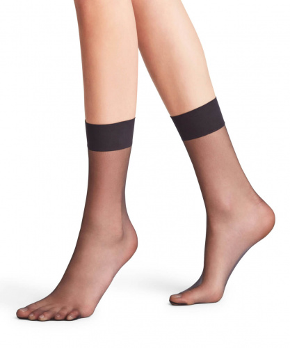 Носки женские Women's socks Shelina 12 (Размер: 35-38; Состав: Полиамид 50%, полиуретан 50%; Цвет: черный 3009;)