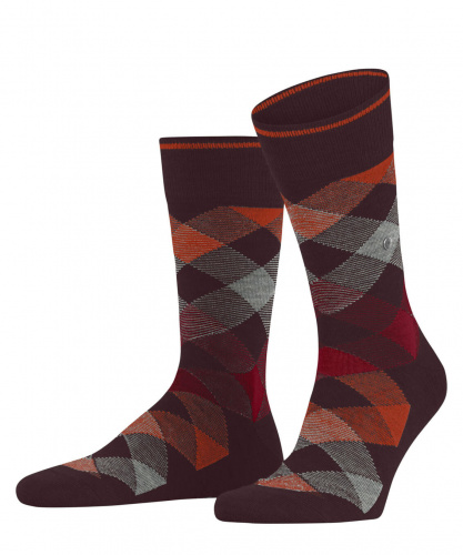 Носки мужские Men Newcastle Men Socks  (Размер: 40-46; Состав: шерсть 71%,полиамид 29%; Цвет: бордовый 8596;)