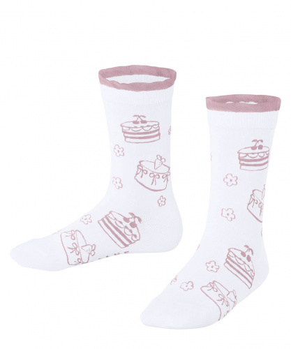 Носки детские Kids Socks Beautiful Cakes (Размер: 19-22; Состав: хлопок 80%; полиамид 19%; эластан 1%; Цвет: белый 2000;)