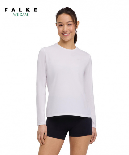 Лонгслив женский  Women long sleeve  (Размер: S; Состав: полиэстер 86%; эластан 14%; Цвет: белый 2860;)