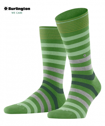 Носки мужские Men socks Burlington Blackpool SS26 (Размер: 40-46; Состав: хлопок 80%; полиамид 18%; эластан 2%; Цвет: зеленый 7480;)