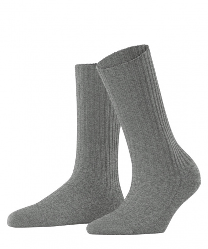 Носки женские Women's socks Cosy Wool Boot (Размер: 39-42; Состав: шерсть 31%, вискоза 27%, полиамид 24%, кашемир 18%; Цвет: серый 3390;)