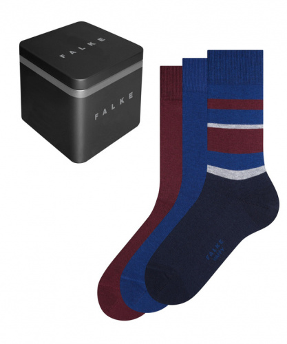 Набор мужской Happy Box 3-Pack Men Socks (Размер: 39-42; Состав: Хлопок 80%; полиамид 18%; эластан 2%; Цвет: 0020;)