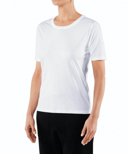 Футболка женская Women T-Shirt Round-neck with lyocell and cotton (Размер: S; Состав: лиоцелл 67%; хлопок 33%; ; Цвет: белый 2000;)