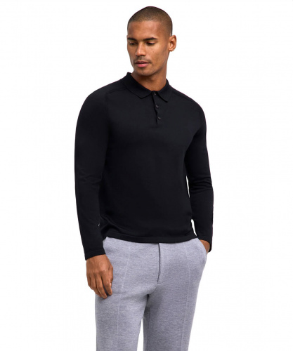 Сорочка мужская Men Polo-Shirt Polo with extra-fine Merino wool (Размер: L ; Состав: шерсть 97%,эластан 3%; Цвет: черный 3000;) Сорочка мужская Men Polo-Shirt Polo with extra-fine Merino wool (Размер: L ; Состав: шерсть 97%,эластан 3%; Цвет: черный 3000;)