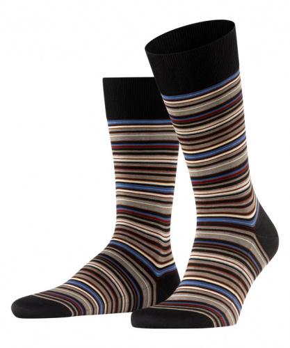 Носки мужские Men socks Microblock (Размер: 39-40; Состав: Хлопок 91%, полиамид 6%, эластан 3%; Цвет: черный 3030;)