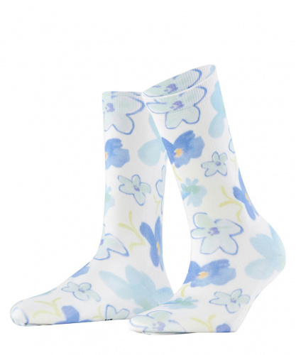 Носки женские Women's socks Garden Bloom SO (Размер: 36-41; Состав: хлопок 90%; полиамид 8%,эластан 2%; Цвет: синий 2006;)