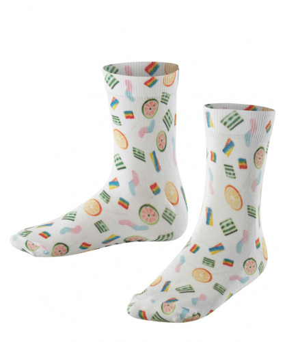 Носки детские Kids Socks Colourful Sweets Print (Размер: 35-38; Состав: хлопок 97%; эластан 2%; полиамид 1%; Цвет: белый 2000;)