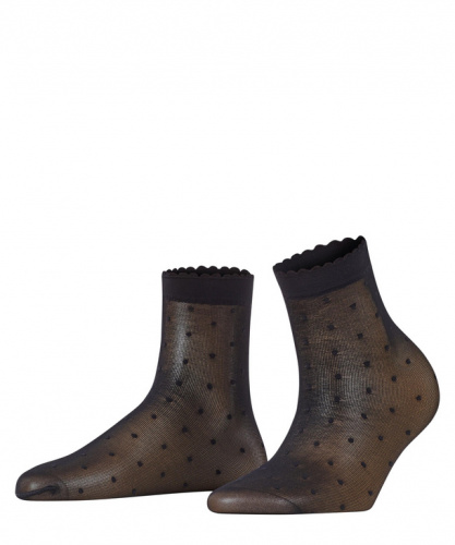Носки женские Women's socks Dots (Размер: 35-38; Состав: Полиамид 92%; эластан 8%; Цвет: черный 3009;)