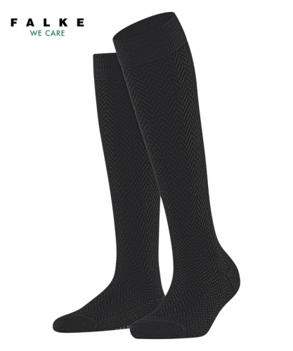 Гольфы женские Women Knee-high Socks  (Размер: 39-42; Состав: шерсть 74%; полиамид25%; эластан 1% ; Цвет: черный 3000;)