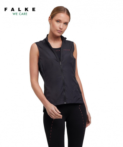 Жилет женский Women Running Waistcoat Stand-up collar (Размер: L ; Состав: полиамид 100%; Цвет: черный 3000;)