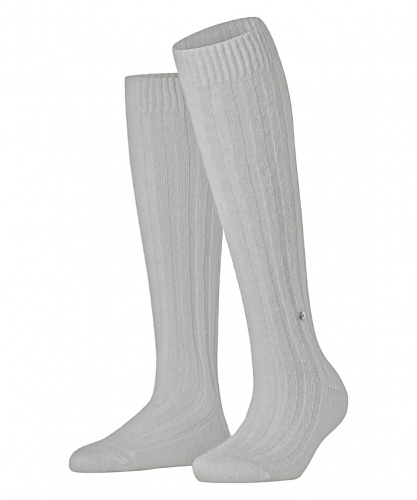 Гольфы женские Women Knee-high Socks Soft Rib (Размер: 39-42; Состав: шерсть альпаки 42%; полиамид 58%; Цвет: серый 3223;)