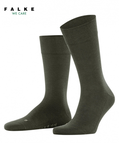 Мужские носки FALKE Sensitive New York (Размер: 39-42; Состав: лиоцелл 40 %, полиэстер 40%, полиамид 19 %, эластан 1%; Цвет: милитари 7826;)