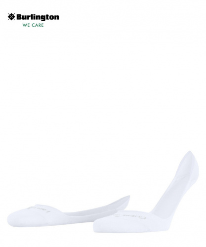 Подследники  мужские Men's footprints Burlington (Размер: 43-46; Состав: хлопок 69%; полиамид 28%;эластан 3%; Цвет: белый 2000;)