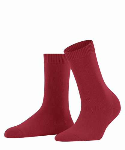 Носки женскиe Women's socks Cosy Wool  (Размер: 39-42; Состав: шерсть 30%, вискоза 27%, полиамид 26%, кашемир 17%; Цвет: красный 8228;)