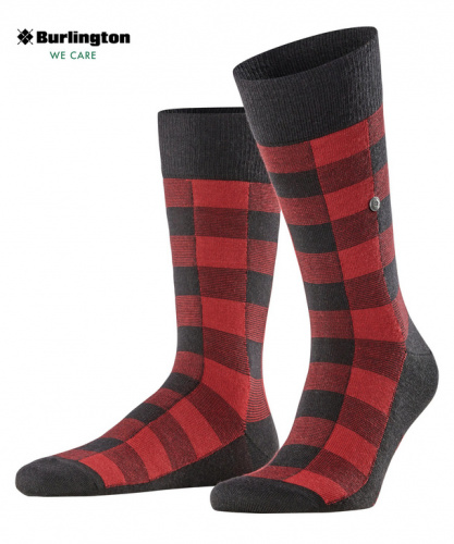 Носки мужские Buffalo Check Men Socks (Размер: 40-46; Состав: шерсть 76%; полиамид 23%;эластан 1%; Цвет: черный 3000;)