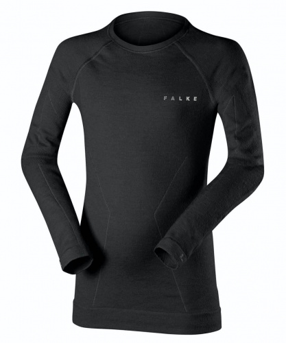 Термобелье фуфайка детская Thermal jacket children (Размер: 146-152; Состав: шерсть 55%; полиамид 43%; эластан 2%; Цвет: черный 3000;)